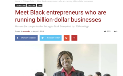 Meet Black Entrepreneurs Who Are Running Billion-Dollar Businesses  (2016)