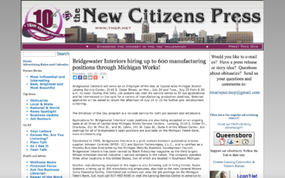 Bridgewater Interiors Hiring Up To 600 Manufacturing Positions Through Michigan Works!  (2006)