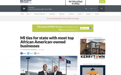 MI Ties For State With Most Top African American-Owned Businesses  (2012)