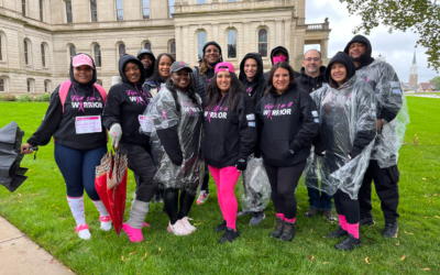 Taking A Stand: Bridgewater Lansing Team Leads Breast Cancer Walk To Support And Raise